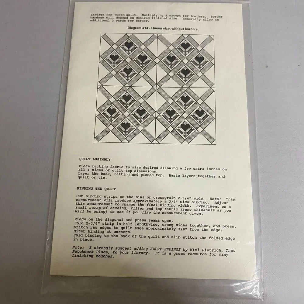 #7455 Thimbleberries Heart Blossom quilt pattern